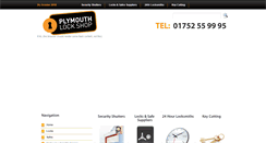 Desktop Screenshot of plymouthlockshop.co.uk